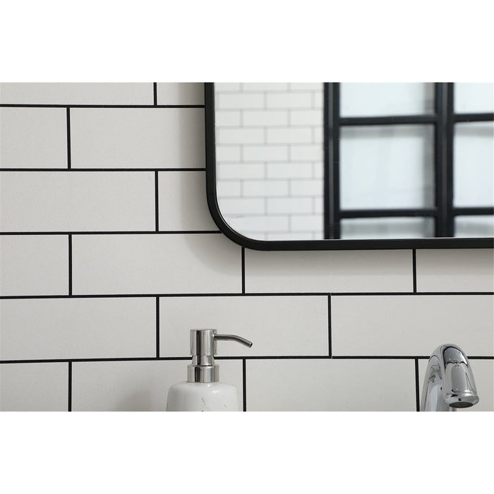 Open Box - Elegant Lighting MR801830BK - Mirrors Home Decor