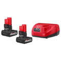 Open Box - M12 12V Lithium-Ion XC High Output 5.0 Ah Battery Pack (2-Pack) Starter Kit with Charger
