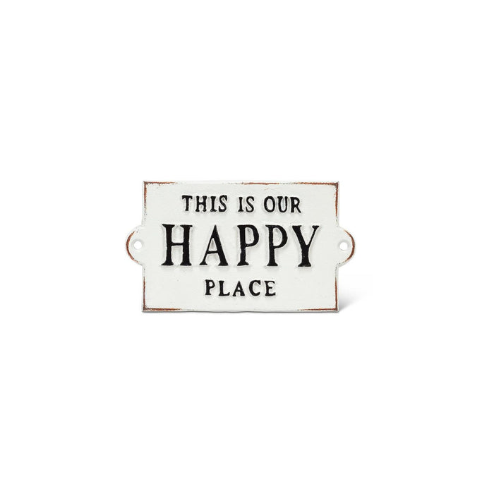 Our Happy Place Sign