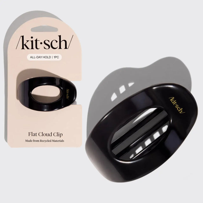 Oversized Flat Cloud Clip | Black