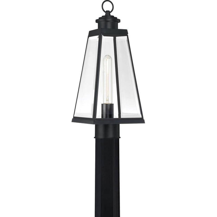 Outdoor post lantern, by Quoizel, for driveway or front yard