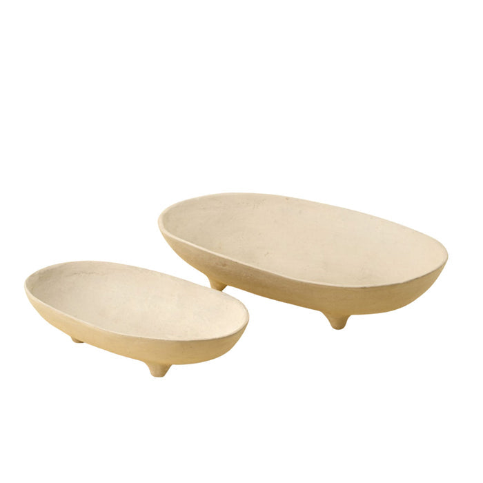 Pedestal Paper Mache Tray