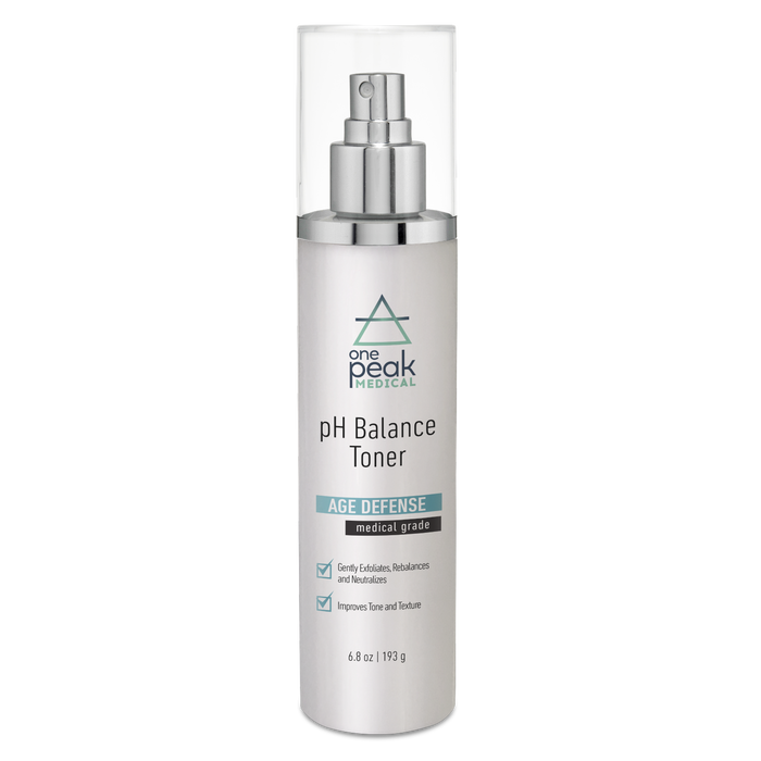 OnePeak Medical - pH Balance Toner in tall grey bottle