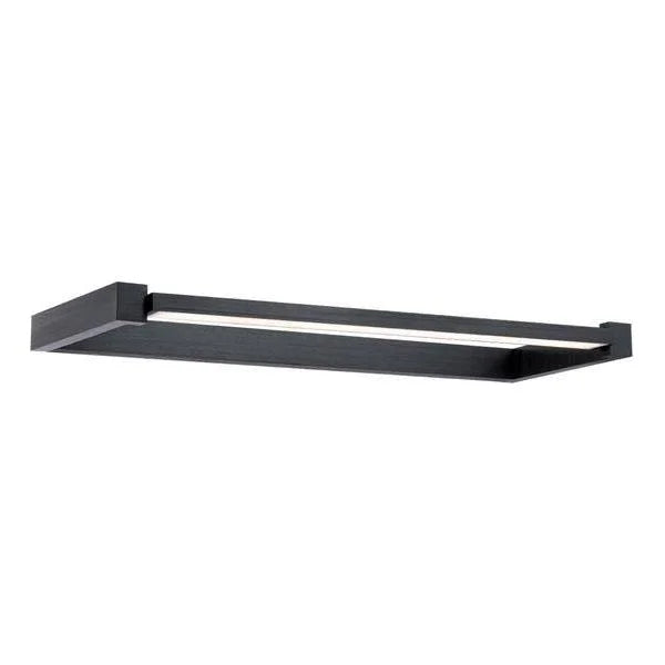 Brushed black finish wall sconce, by WAC, for hallway or living room
