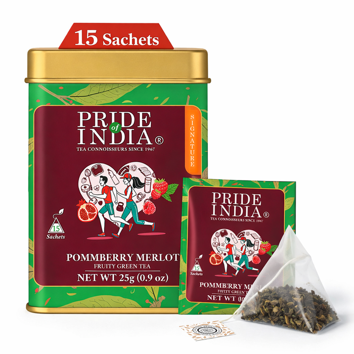 PommBerry Merlot - Fruity Green Tea Bags
