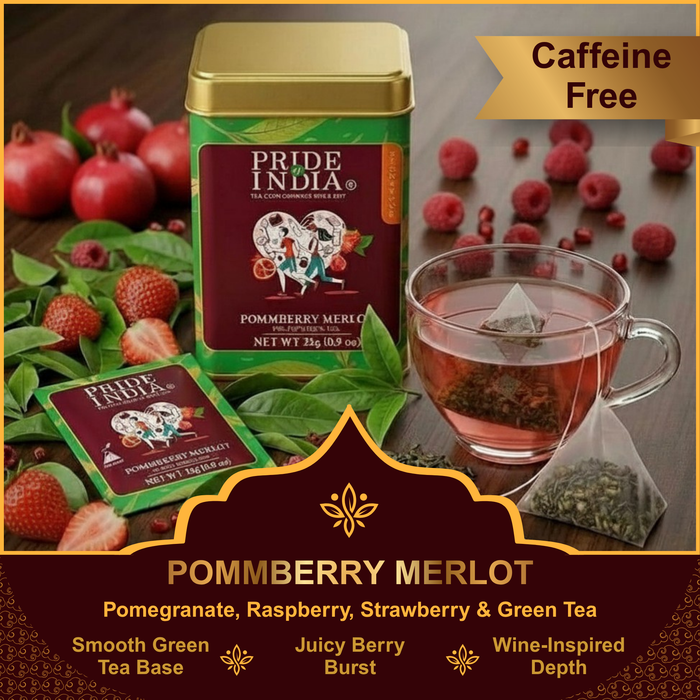 PommBerry Merlot - Fruity Green Tea Bags
