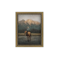 Ride Across The River Framed Antique Art