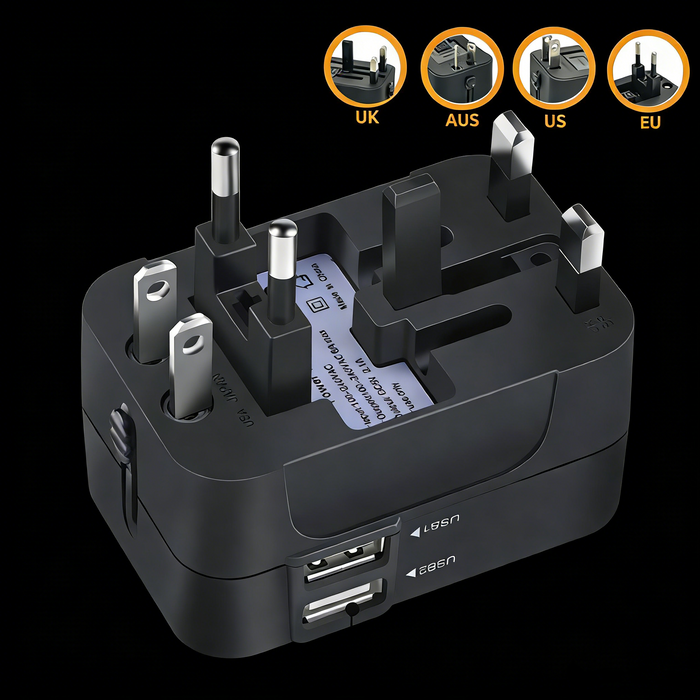 Rowsfire 13-Port Independent Control USB 3.0 Hub with Global Universal Power Adapter - Rowsfire