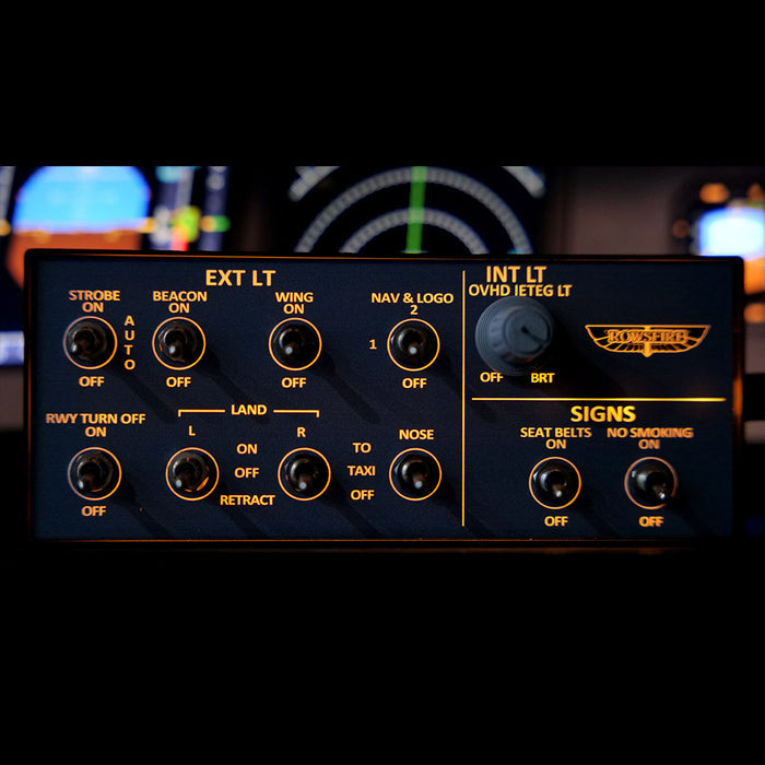 Rowsfire A101 A320 mini Light Overhead Panel (OVH) - Rowsfire