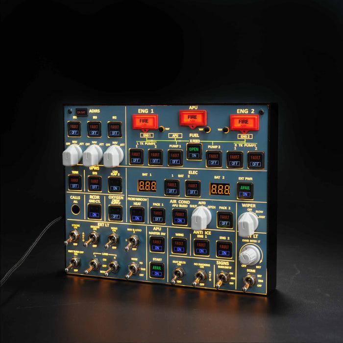 Rowsfire A107 A320pro/A320 MAX Light Overhead Panel (OVH)-V3.1 - Rowsfire