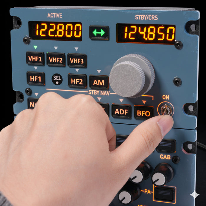 Rowsfire A111 1:1 Scale RMP-ACP Radio & Audio Panel - Rowsfire