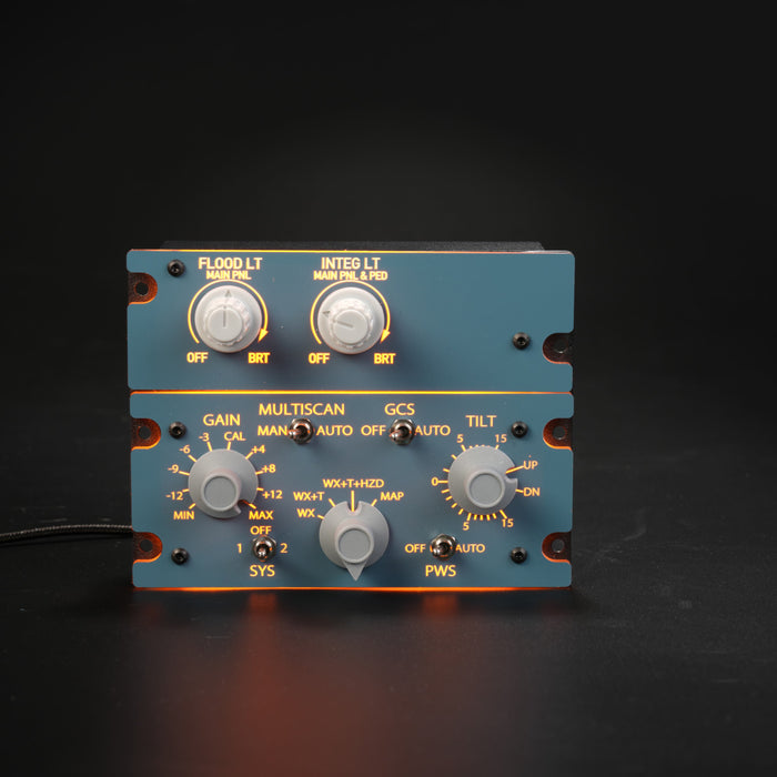 Rowsfire A112 1:1 Scale CKPT-LT+WXR-Radar Integrated Panel - Rowsfire