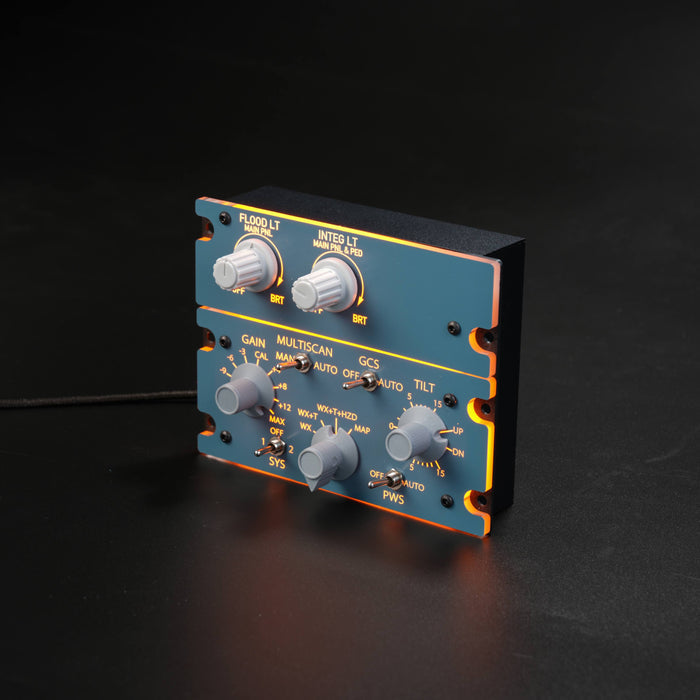 Rowsfire A112 1:1 Scale CKPT-LT+WXR-Radar Integrated Panel - Rowsfire