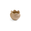 Ruffled Planter | Light Mocha
