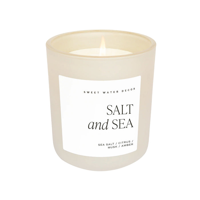 Salt + Sea Matte Jar Candle