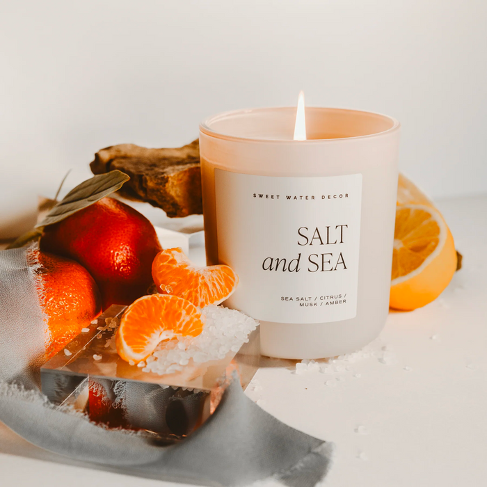 Salt + Sea Matte Jar Candle
