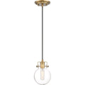 Weathered brass pendant light, by Quoizel, for kitchen island or dining