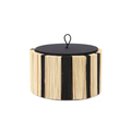 Segment Bamboo Lidded Basket | Small