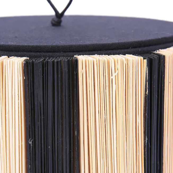 Segment Bamboo Lidded Basket | Small