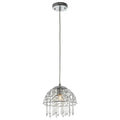 Iron & crystal pendant light, by Maple, for kitchen island or dining