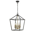 Black and gold pendant light, by Maple, for kitchen island or dining