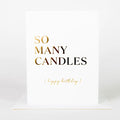 So Many Candles Birthday Card