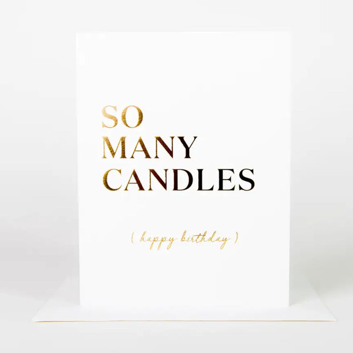 So Many Candles Birthday Card