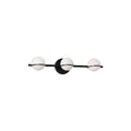 Black vanity light, by Dainolite, for bathroom