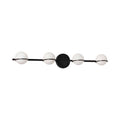 Black vanity light, by Dainolite, for bathroom