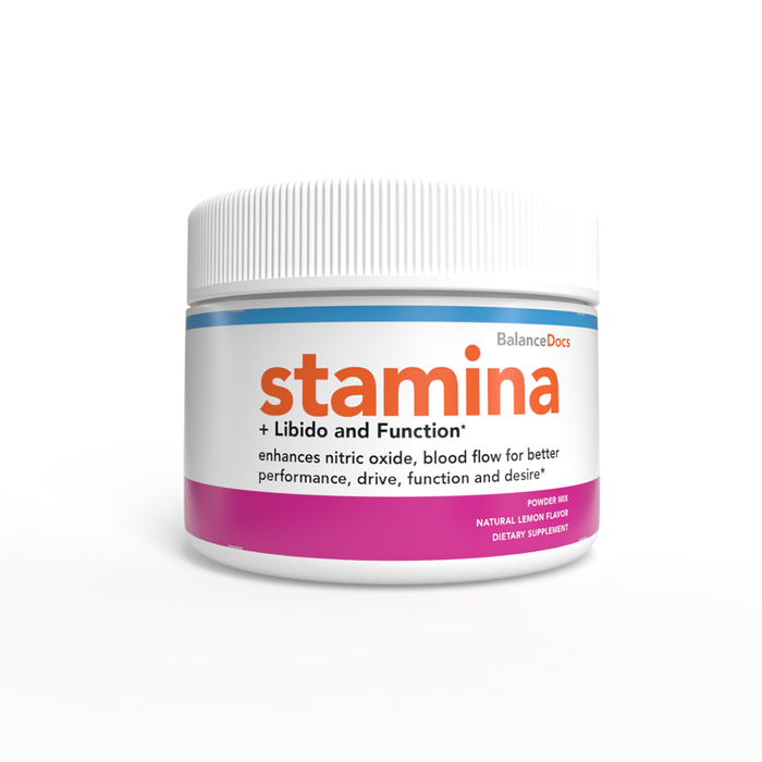 BalanceDocs - stamina + libido and function supplement tub