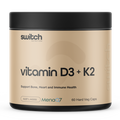 Switch nutrition vitamin d3 k2 capsule 60 capsules by Switch nutrition