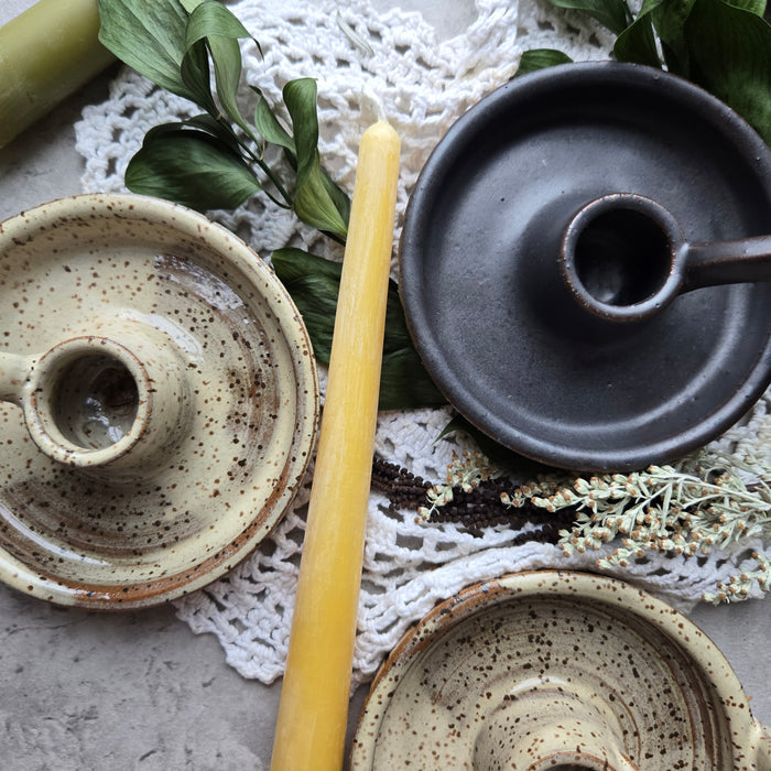 Taper Candle Holder by Rhino Pottery