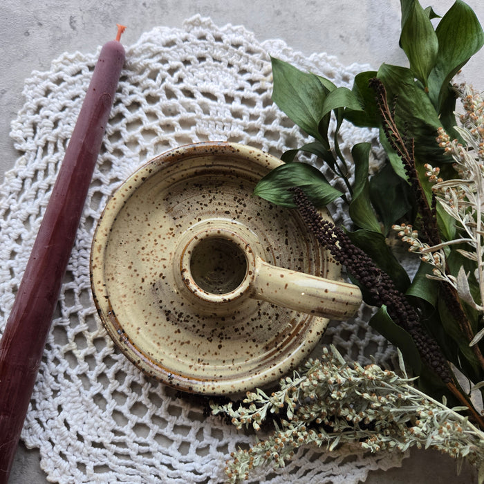 Taper Candle Holder by Rhino Pottery
