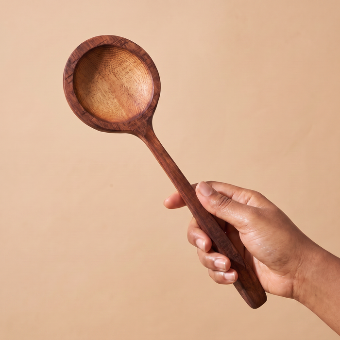 Teak Soup Spoon