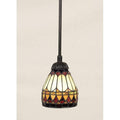 Vintage bronze pendant light, by Quoizel, for kitchen island or dining