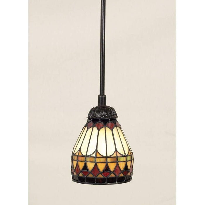 Vintage bronze pendant light, by Quoizel, for kitchen island or dining