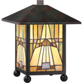 Valiant bronze light fixture, by Quoizel