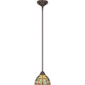Vintage bronze pendant light, by Quoizel, for kitchen island or dining