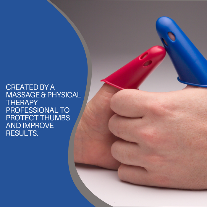 Thumbsavers Classic Massage Tool for Deep Tissue and Trigger Point Massage – Thumb and Joint Support for Massage Therapists, Chiropractors and Physical Therapists – Hand Protection Aid (Available in Small, Medium and Large)