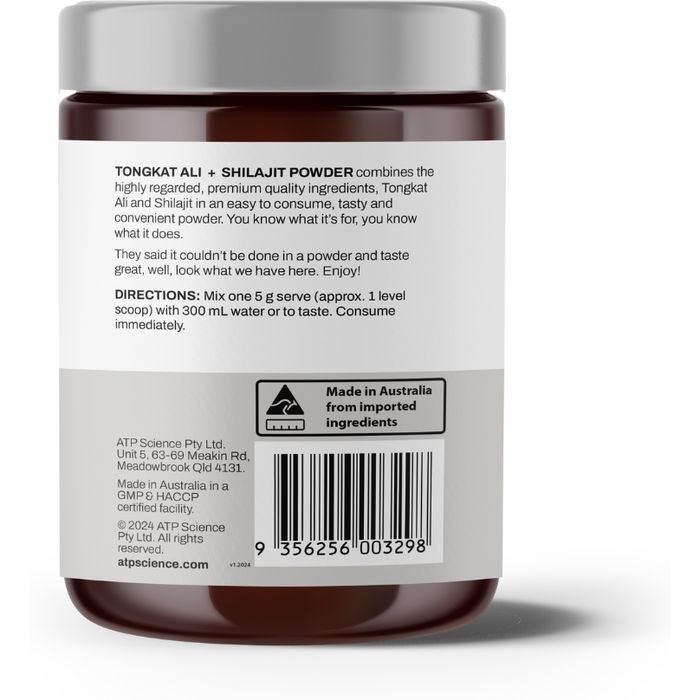 Tongkat ali shilajit powder berry flavour 200:1 15:1 by ATP SCIENCE