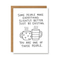 Two Mugs Friendship Card