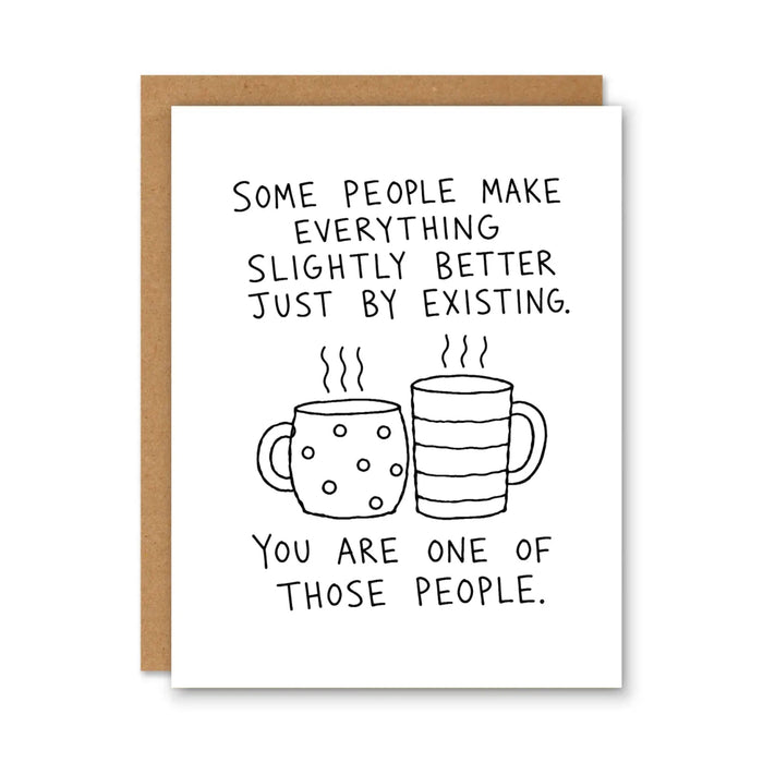 Two Mugs Friendship Card