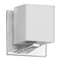 Polished chrome vanity light, by Dainolite, for bathroom
