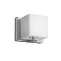 Polished chrome vanity light, by Dainolite, for bathroom