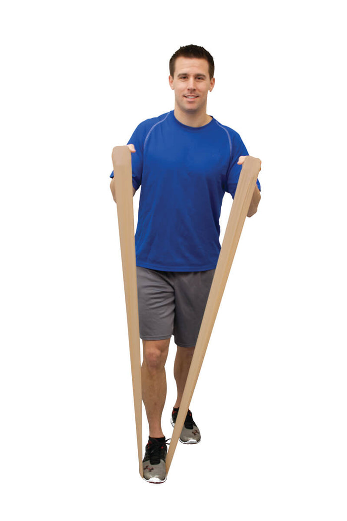 Val U Band Latex Free Exercise Bands - 5 Foot Strips, 50 & 100 Yard Rolls - CanDo