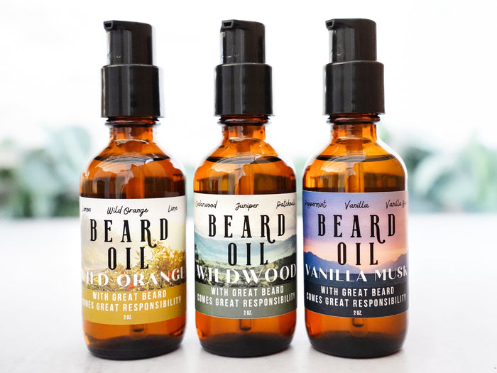 Vanilla Musk Beard Oil - 2oz - Little Flower Soap Co