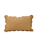 Velvet Scallop Pillow | Gold