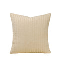 Velvet Stripe Pillow | Cream
