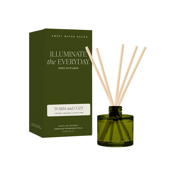 Warm & Cozy Green Reed Diffuser