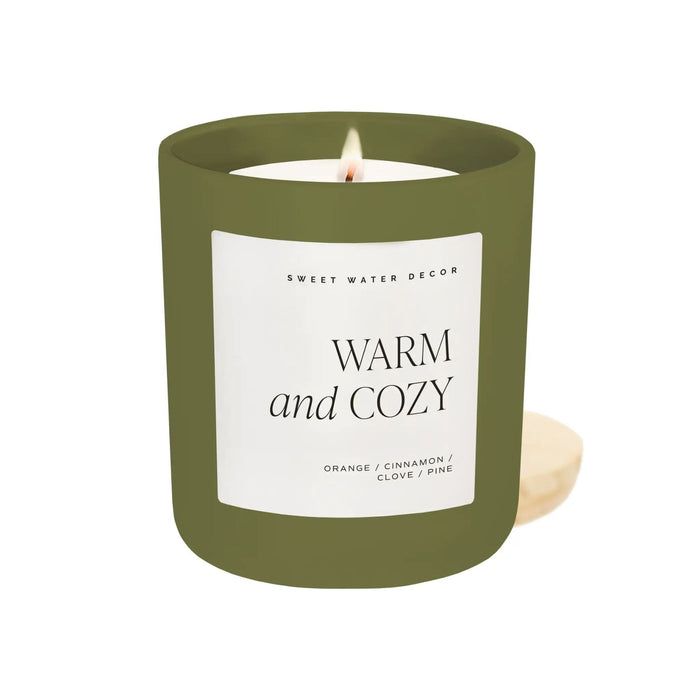 Warm & Cozy Matte Jar Candle | Green